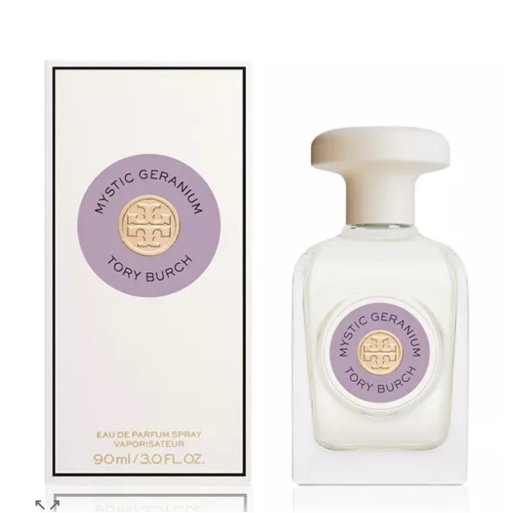 FLASHSALE🔥 Tory Burch Mystic Geranium Perfume with Purple and Gold Accents